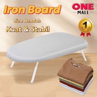 【Ready Stock】Ironing board compact mini portable foldable mini ironing board PAPAN SETERIKA