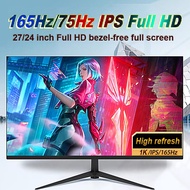 19 22 24 27 Inch IPS Gaming Monitor 75Hz 1080P Framless Curved/Flat FHD Gaming Monitor for Computer PC Monitor