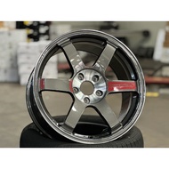 NEW 18X9J NK Performance TE37 SL Rim (set of 4) Gunmetal 5X114.3 for GR Yaris GR Corolla