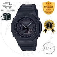 READY STOCK 100% ORIGINAL GA-2100-1A1DR / GA-2100-1 / GA-2100-1A1 / TMJ BLACK OUT (SHIP IN 24HOUR)