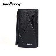 Mobile Phone Bag Lychee Large Capacity High-End Feel rry Clutch ELLE Men's Wallet Pattern Long Style