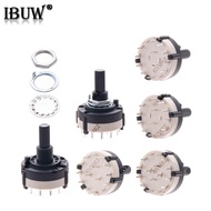 RS26 Rotary Band Switch 1P12T 2P6T 3P4T 4P3T Multi-Pole Selector Switch