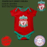 MERAH Jumper Baby Baby Clothes Distro Kids T-shirt Football shirt Jersey Logo Liverpool Red