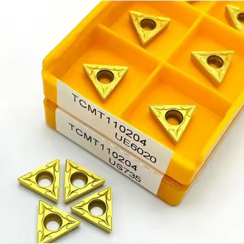 10pcs TCMT110204 UE6020 US735 carbide tool high quality cutting tool DCMT070204 VP15TF turning inser