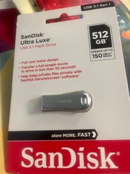 SanDisk Ultra Luxe 512GB USB 3.1 Flash Drive USB