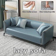 Waterproof Leather Sofa Bed Scandinavian Wind 1 2 3 Seater L Shape Sofa Cover Nordic Single Sofa Chair