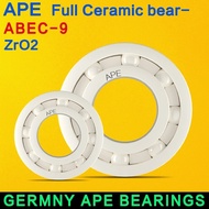 1Pcs Germany APE Full Ceramic Bearing 6800 6801 6802 6803 6804 6805 6806 -2RS  ABEC-9 ZrO2  All Zirc