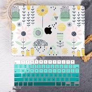 Redlai เคสแข็งพิมพ์ลายคริสตัลใช้ได้กับ MacBook 2025 M4 A3240 A3241 Pro 14 16 Air Pro M1 M1เคส Air 15