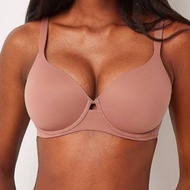 Ambrielle Bra with Thin Foam Underwire Full Cup Jumbo Cup F Size 38F Mocha - AM