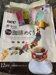 日本UCC 濾滴挂耳式咖啡-旅行版 12包裝