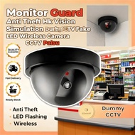 CCTV Palsu Hk Vision Guard Monitor LED Anti Theft Fake Dummy Simulation Wireless Security Camera