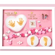 [GIVE PHOTO PRINTING] New model - Frame set for baby's hand and foot prints, preserving moments