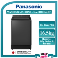 Panasonic 16.5kg Top Load Fully Washer TD Inverter NA-FD165V3BT Mesin Basuh Auto with Steam Wash