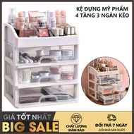 Kệ Mỹ Phẩm Nhựa 4 Tầng Nhiều Ngăn Mẫu Mới 2021- Kệ để son kệ đựng mỹ phẩm nhựa 4 tầng - Kệ đựng mỹ p