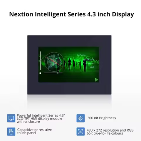 Nextion 4.3 Inch Capacitive Screen/Resistive Screen with Shell NX4827P043-011C-Y / 011R-Y