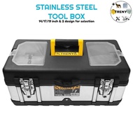 TRENY 14/17/19 Inch Stainless steel tool box PVC/Iron toolbox Home Tool Storage & Shelving Mano