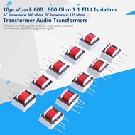 EI14 Isolation Transformer 10 pcs/pack 600:600 Ohm 1:1 EI14 Isolation Transformer Audio Transformers