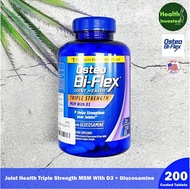 <Osteo Bi Flex > Joint Health Triple Strength MSM With D3 + Glucosamine 200 Coated Tablets อาหารเสริ