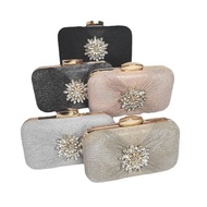 2)CLUTCH PURSE FOR WOMEN SPARKLING WEDDING EVENT HANDBAG DINNER BAG