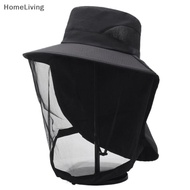 Outdoor fishing hat anti-mosquito insect hat fishing hat mesh face protection hat camping hat new fi