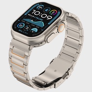 Luxury Titanium For Apple Watch strap series 9 7 8 se 10 11 ultra 2 3 Metal Bracelet correa iWatch 4