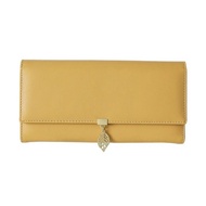 Miniso Dompet Wanita Panjang Aksesoris Daun Elegant Dompet Kondangan Simple Wallet Long BA638