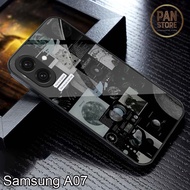 HP Softcase Glass Samsung A07 - Phone Case - Softcase Samsung A07 Luxurious Elegant full cover