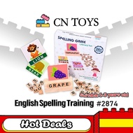Vocabulary Fun Card Kids Spelling Word Training Game Education English Word Matching Puzzle Board Ga