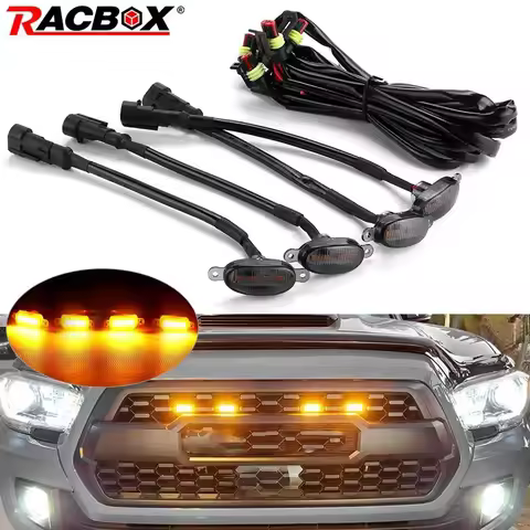 Car LED Front Grille Lighting Decoration Lamp Daytime Running Lamp Fog Light For Ford Raptor F150 F2