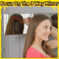 [Focus On The 3 Way Mirror] 3 Way Full-Length Dressing Mirror - Matte Anti-Glare & Easy Installation