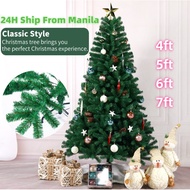 Christmas Tree 5/6/7/8/10FT High Quality PVC Green X-Mas Tree Decoration With Metal Stand