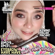 [ 1 MM ] - 1 MINUTE MIRACLE MASCARA & 1 MINUTE MIRACLE EYEBROW WITH FREE GIFT