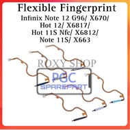 Fingerprint Infinix Note 12 G96 X670 Hot 12 X6817 Hot 11 NFC