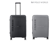 POLO WORLD PW418 Wisely Box Hardcase Luggage กระเป๋าเดินทาง โปโลเวิล์ด มีรับประกัน 2 ปี