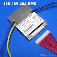 e-bike battery bms pcm 48V 20A BMS 13S 15A BMS PCM Used for 3.7v 18650 Li-ion battery pack Lithium b