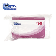 Big Fish - 白色膠枱布 129x129cm（50個/卷）(BFTC002-50)