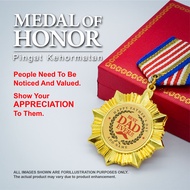 Custom Name Star Medal Of Honor in a Premium Gift Box | Honor Your Superhero on Dads Birthday & Fath