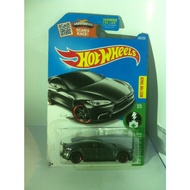 HW Hot Wheels. 2016 Green Speed Mini CollectionHW - 2. Tesla Model S. Metalflake Dark Grey PR5 by MA