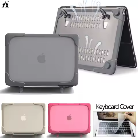 Stand Cover Laptop Case 2025 M4 For Macbook Pro 13 Case M2 M1 Pro 14 Macbook Pro 16 Case M3 11 Air 1
