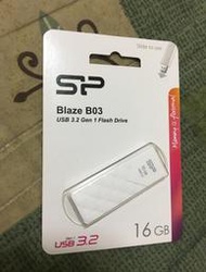 SP 廣穎 B03 16G 鑽石刻 紋 USB3.2隨身碟(白)