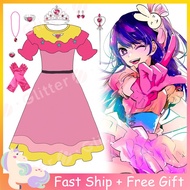 Ai Hoshino Oshi No Ko Anime Lolita Dress For Kids Girl B-Komachi Idol Aqua Ruby Mother Printed Sleep