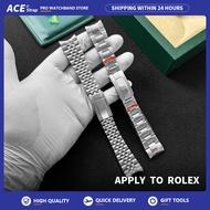 Apply To ROLEX Watch Strap, 21mm 904L Stainless Steel Replacement Band For Datejust 126334 Men'S