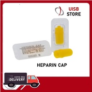 【SHIP TODAY - KL/SEL】- YELLOW IN-STOPPER / HEPARIN CAP, [100pcs/box]