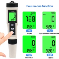 4 in 1 Hydrogen Ion Concentration Water Quality Test Pen YY-400 PH/ORP/H2/TEM Digital Drinking Water