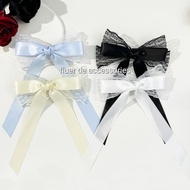 Lace hair clip / ribbon hair clip