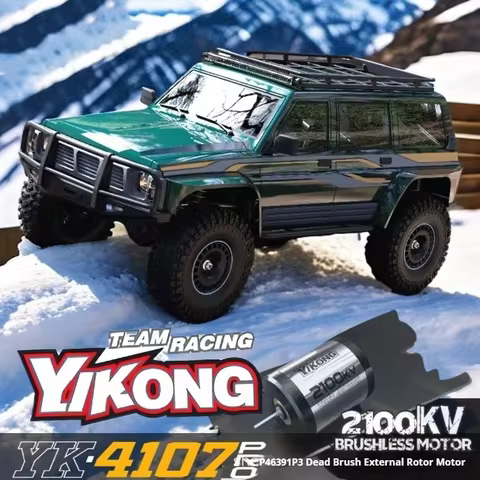 Yikong Yk4107 Pro 1/10 Simulation Touareg Rc Remote Control Brushless Four-Wheel Drive Differential 