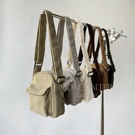 Bun Bag by Money Alter / Small Canvas Sling Bag