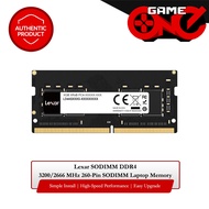 Lexar SODIMM DDR4 RAM 3200/2666 MHz 260-Pin SODIMM Laptop Memory