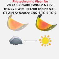 Photochromic Shield for SHOEI Z8 X15 RF1400 CWR-F2 NXR1/2 X14 Z7 CWR1 RF1200 Xspirit GT Air1/2 Neote
