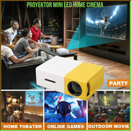 COD LEJIADA Proyektor Mini LED Home Cinema Portable HD 1080p LP10 / Proyektor Led Mini Home Teater P